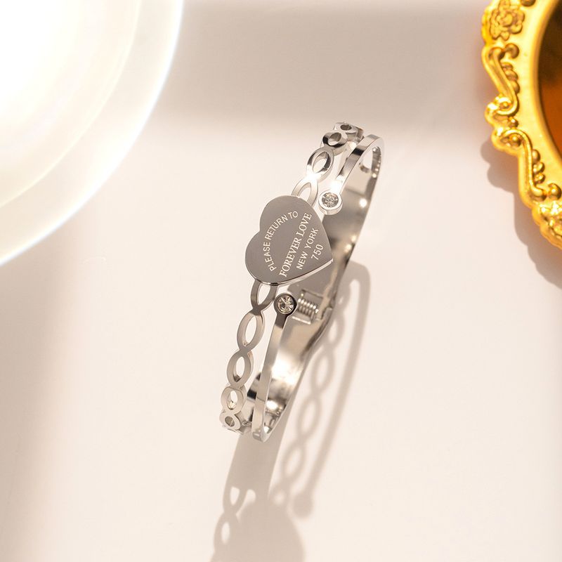 Cross-border Exclusively For Bracelet Version Of The Niche Love Titanium Steel Does Not Fade Jewelry New Manufacturers_voghion.com
