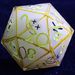 9 Polyhedral Resin Set Dice DnD Golden Eyed Jester’s Decree For Dungeons Dragons RPG_voghion.com