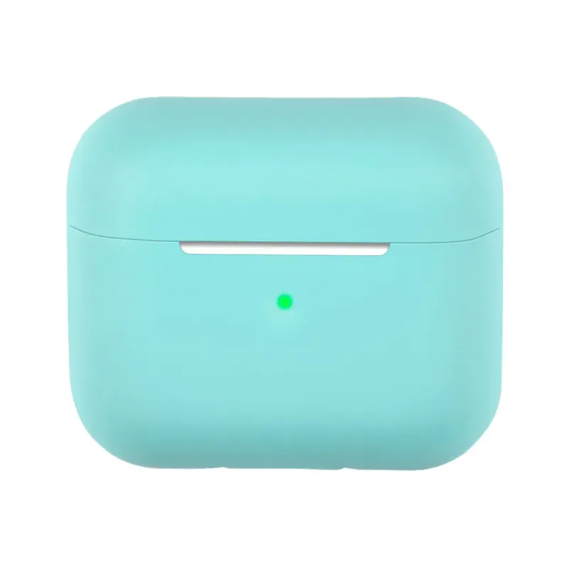 3 Düz Renk KılıfKulaklık Koruyucu Kılıf Sıvı Silikon Yumuşak Kapak Airpod 3. nesil kılıf kapağı için_voghion.com