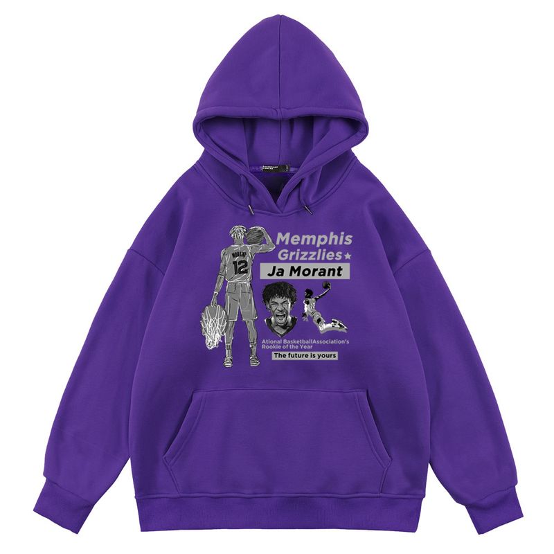 370G Basketball Sports Jia Moran Langarm-Kapuzenpullover mit beidseitig bedrucktem Unisex-Print und lockerer Passform_voghion.com