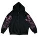 Zipper Korean Style Dark Long Sleeve Plus Size Hooded Sweatshirt Y2K Cute Girl Jacket_voghion.com