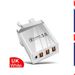 UK Plug Type-C PD Fast Charge USB Hub Mains Adapter Wall Charger For IPhone Sams_voghion.com