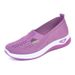 Women's shoes Spring and summer breathable comfortable single shoes mother shoes soft sole casual mesh shoes_voghion.com