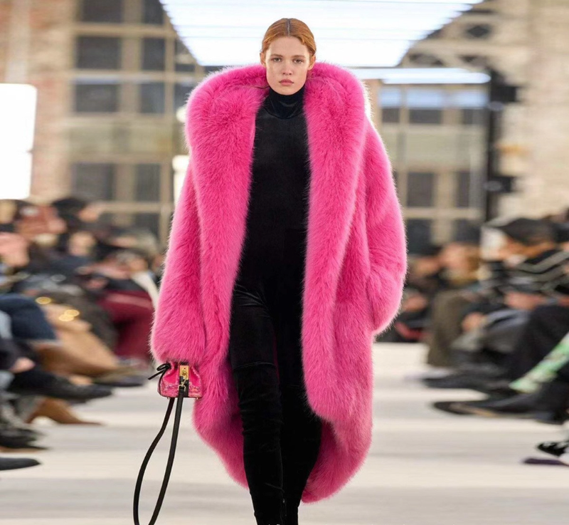 Kadın Giyim yeni tilki kadın yapay sonbahar ve kış kalınlaştırılmış Haining moda kürk manto kadın_voghion.com