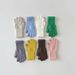 Children's gloves Love embroidery Fingerless touch screen student baby gloves_voghion.com