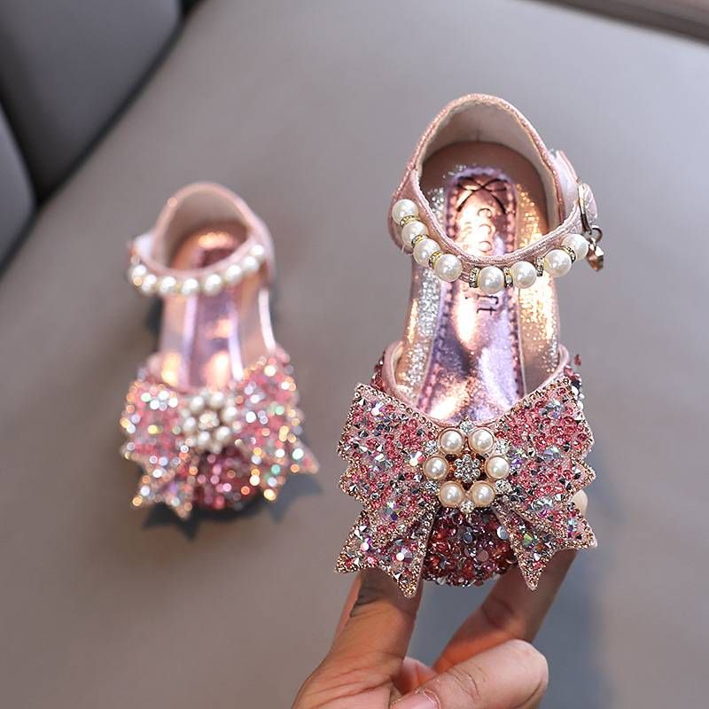 2024 Frühling, Sommer und Herbst neue koreanische Version von kleinen und großen Kindern Prinzessin Casual Single Schuhe Performance Schuhe Tanzschuhe_voghion.com