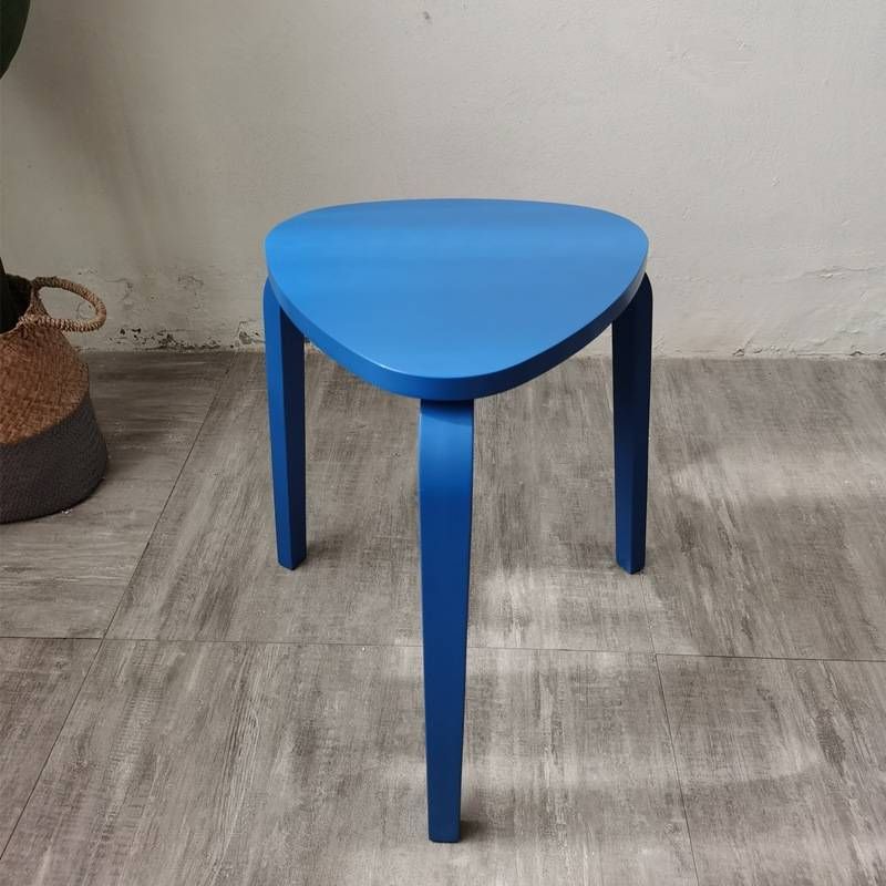 Scaun de sufragerie nordic, simplu și modern, scaun de sufragerie din lemn de mesteacăn stivuibil, scaun de șisturi colorat, scaun joasă pentru casă, scaun rotund japonez_voghion.com
