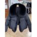Women's Winter Fashion Coat With Detachable Faux Fur Collar – Stylish Loose Fit Thick Warm Jacket (Black/White)_voghion.com