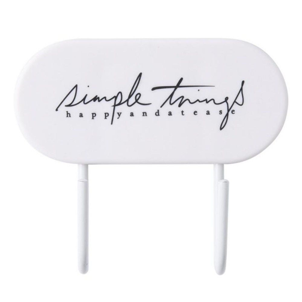 2Pcs Creative Decorative Wall Hanger Hooks Coat Rack Towel Hook Self Adhesive Clothes Key Holder Shelf Home Multi-Purpose Storage_voghion.com