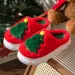 2025 Christmas Slipper Xmas Tree Home Unisex Autumn And Winter Slippers Cute AND Funny F750_voghion.com