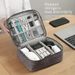 New Cationic Data Cable Storage Bag Portable USB Digital Bag Business Trip Travel Partition Cosmetics Storage_voghion.com