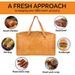 Dupont Paper Foldable BBQ Meat Resting Bag - 18x10x8.2 Inch Insulated Portable Grill Accessory (Dark Brown)_voghion.com