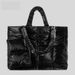 Quilted Puffer Tote Bag For Women - Large Capacity Soft Cloud Shoulder Bag With Nylon Exterior, Lightweight & Stylish Handbag For Travel & Daily Use_voghion.com