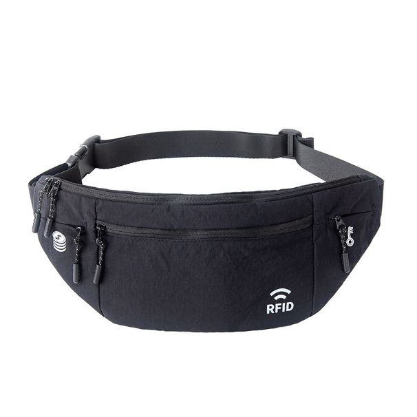 RFID per viaggi all'estero, portapassaporto, marsupio invisibile per viaggi in Europa, porta carte antifurto_voghion.com