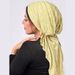new round bubble arc tail hat Muslim Baotou hat milk silk pullover airplane hat_voghion.com