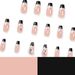 Netizen Gradual Wearing And Enhancement Pure Desire Wind False Tablets Nail Stickers 24 Pack_voghion.com