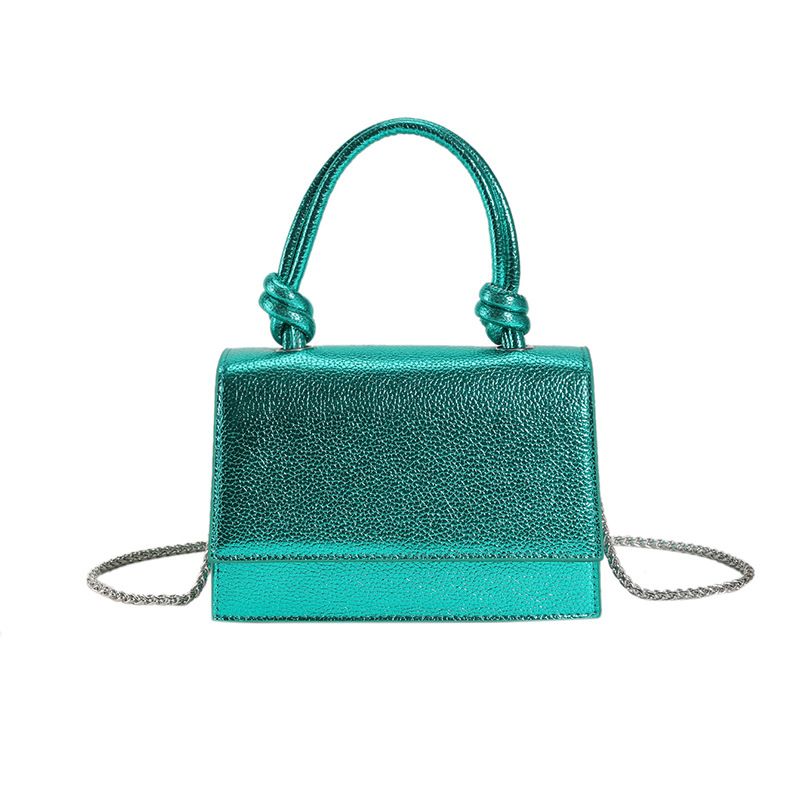 Texture Chain 2024 Spring New Handbag Litchi Pattern Shoulder Simple and Versatile Crossbody Bag for Women_voghion.com