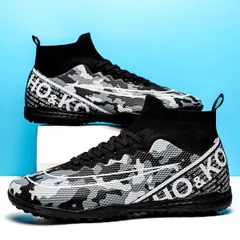 Football shoes High top new adult student professional game spike sneakers sports broken spike football shoes