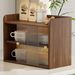 Desktop Rack Dining Table Holder Office Desk Small Dustproof Box Coffee Cup Storage Cabinet_voghion.com