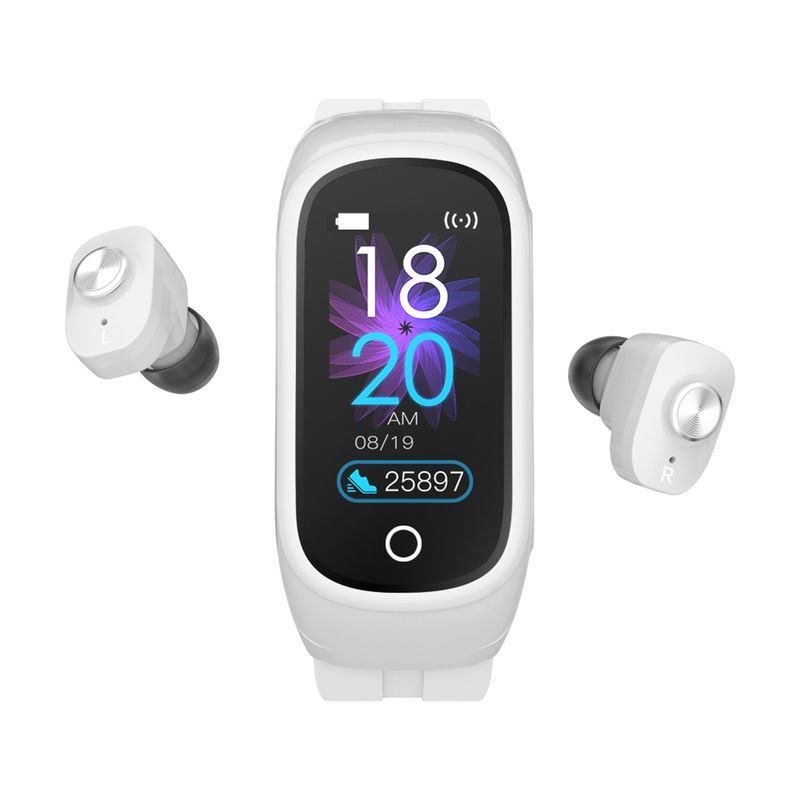 Xinweiqing Bluetooth-compatible Multifunctional Health Monitoring 0.96 Inch Smart Watch With True Wireless Stereo_voghion.com