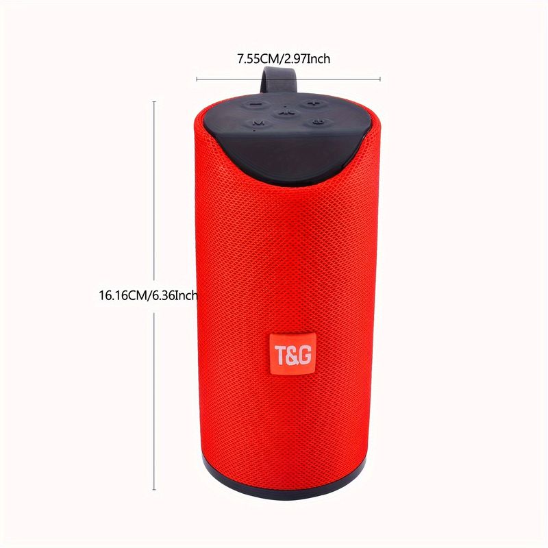 TG113A Portable Mini Wireless Speaker, Small Outdoor Camping Driving Ultra Bass Speaker, Supports Connection To Computer/mobile Phone_voghion.com
