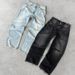 Men's Clothing Washed Distressed Ripped Solid Color Jeans For Men And Women Street Fashion Casual Jeans_voghion.com
