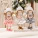 Weihnachten Spitze Engel Puppe Weihnachten Baum Kleine Hängende Schneeflocke Mädchen Weihnachten Fenster Dekorationen Zubehör_voghion.com
