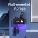 Cross-Border Intelligent UV Sterilization Holder Disinfection Device No-Drill Wall-Mounted Toothbrush Cup Storage Box_voghion.com
