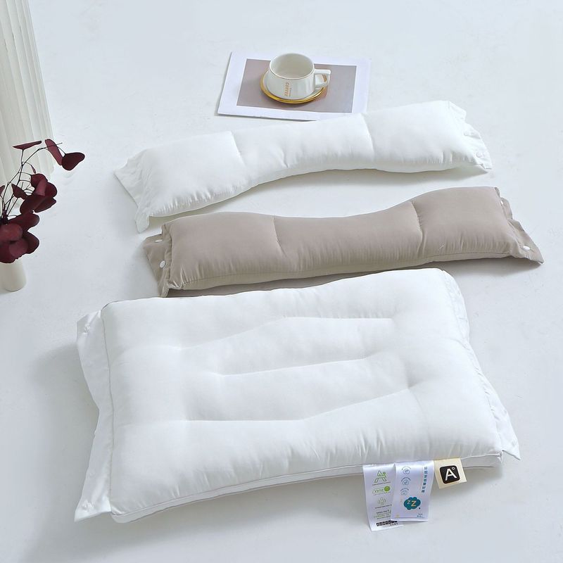 Double Layer Sleeping Pillow Three In One Detachable Pillow_voghion.com