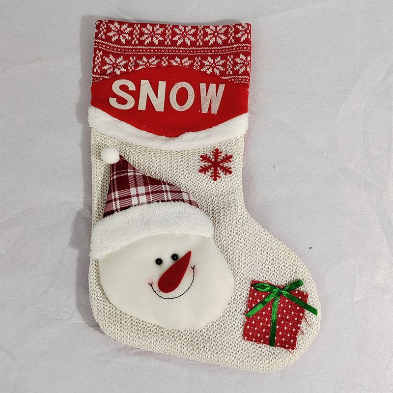 Materiały dekoracyjne Nordic High-end Christmas Skarpeta Starszy Bałwanek Torba prezentowa W magazynie Transgraniczny Nowy model_voghion.com