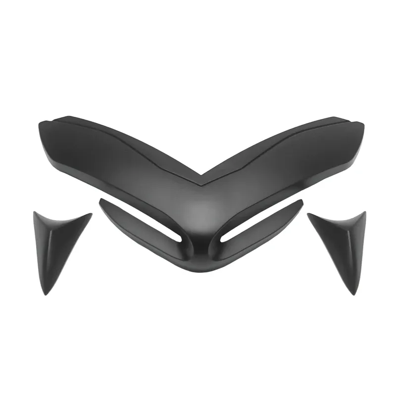 Pour KAWASAKI Z900 Z 900 Z900 2017 2018 2019 Carénage avant Ailettes aérodynamiques Bec avant Extension de cône de nez Extension de couvercle_voghion.com