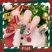 Christmas New Purple Rabbit Cute Short Products False Nails with Detachable Removal Panel Wearable Nail_voghion.com