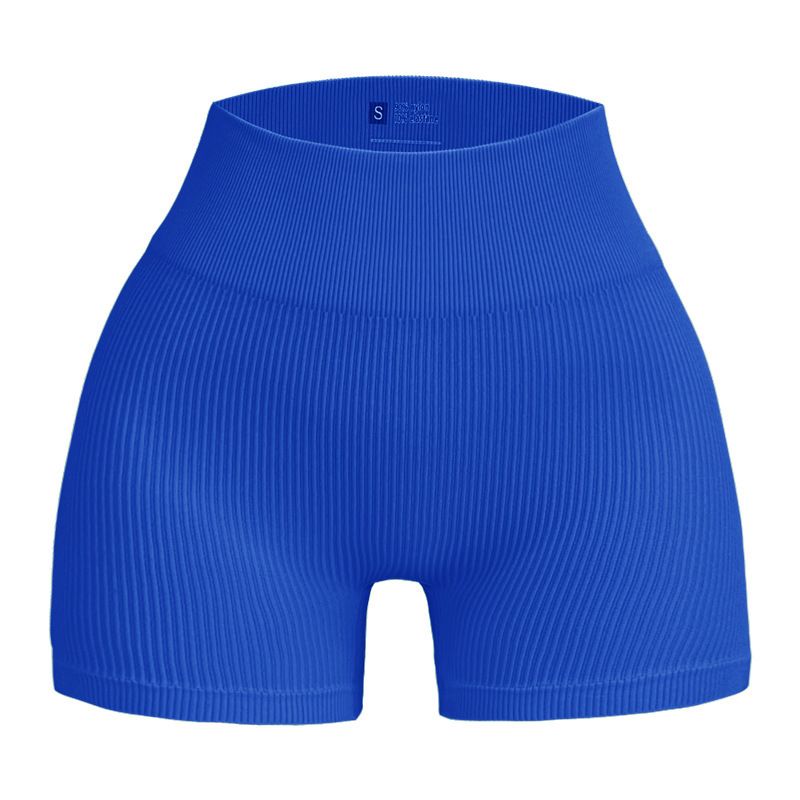 Damenbekleidung Yoga-Kleidung Nahtlose Sport-Shorts Hüftlift Laufen Fitness Hohe Taille Gewinde Keine peinliche Linie Shorts Frauen_voghion.com