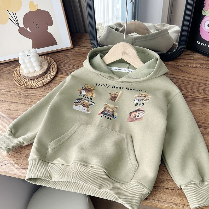 Kid's Clothing 2024 Spring Boys Hoodies Children's Cartoon Printed Pullover Hoodies Tops_voghion.com