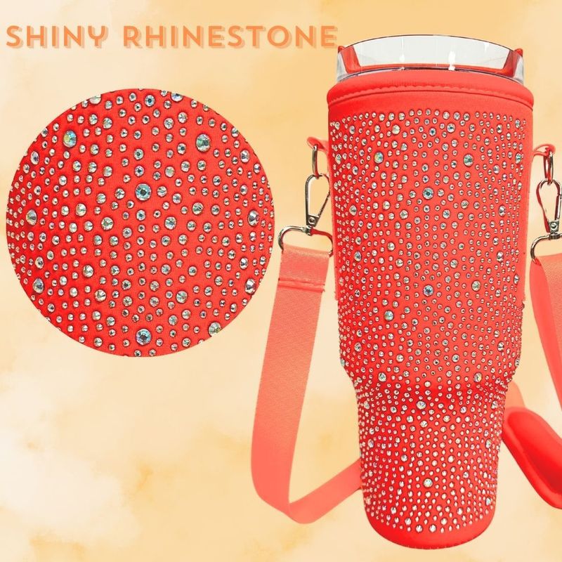 Home & Garden Spot hot diamond pot cover Stanley neoprene 40oz ice cup cover car insulation portable bottle cover cup cover_voghion.com