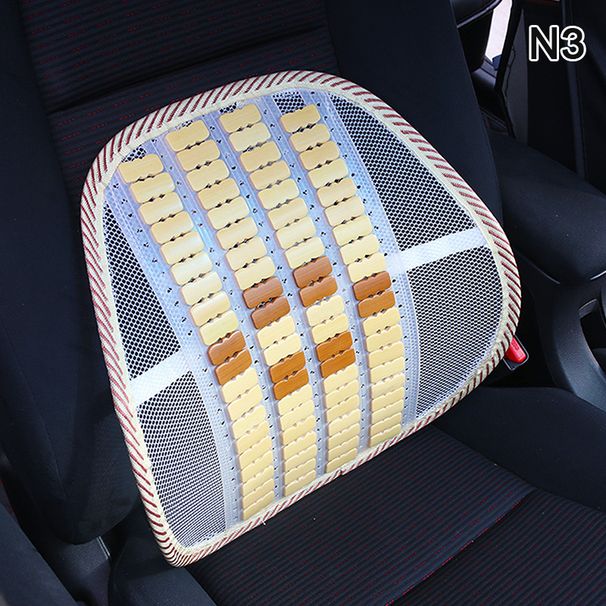 Mesh Lendenwirbelstütze Autositz Stuhl Massage Rückenkissen Pad Unterstützung Home Office_voghion.com