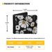 New Men's Folding Bifold Money Card Holder Printed Design Fashionable Convenient Wallet Clip Foldable_voghion.com