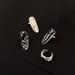 Set di quattro pezzi di anelli da donna con dita punk semplici e creativi, personalità oscura_voghion.com