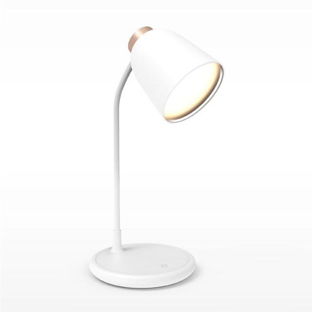 LED desk lamp USB power eye protection reading book light touch stepless dimming modern decorative table lamp three-color switch_voghion.com