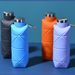 New Foldable Food Grade Silicone Collapsible Cup Telescopic Anti-Scalding Outdoor Cycling Travel Storage Water Bottle_voghion.com