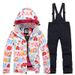 NOKO - Novos conjuntos de trajes de esqui para snowboard e esqui duplo para meninas, trajes de esqui para bebês ao ar livre, grossos e quentes_voghion.com