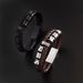 Unisex Woven Creative Leather Stainless Steel Alloy Magnetic Clasp Personality New Bracelet Wristband_voghion.com