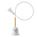 Pet Cartoon Suction Cup Teaser Wand Durable Feather Bell Kitten Self-Entertainment Long Rod Interactive Cat Toy Supplies_voghion.com