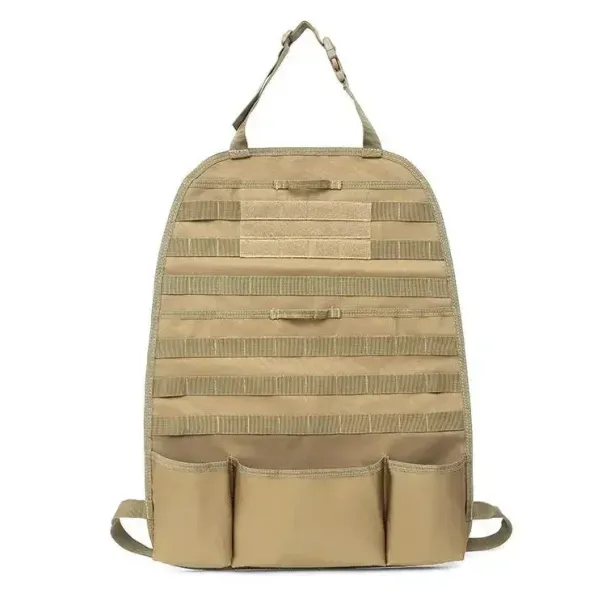 Molle bilsätesryggsorganisatör panelförvaringspåse universell jakttillbehör resefordonssätesskydd EDC verktygsväska_voghion.com