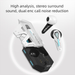 Mecha Bluetooth Headset Gaming Low Latency Mode High Aesthetic Open Ear Over-Ear Bone Conduction High-End Version New_voghion.com