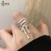 Fashion Fashion Elegan Balle Bow Ribbon Ring For Women Girls Ligh Swee Bowkno Adjusable Open Rings Jewelry Accessories_voghion.com