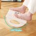 Fußstütze für unter den Schreibtisch, Schaukelhocker mit Massagerollen, Fußstütze zur Entspannung und Förderung der Durchblutung für Zuhause, Arbeitszimmer und Büro_voghion.com
