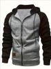 Herren Strickjacke mit Kapuze und Reißverschluss, lässig, Raglanärmel_voghion.com