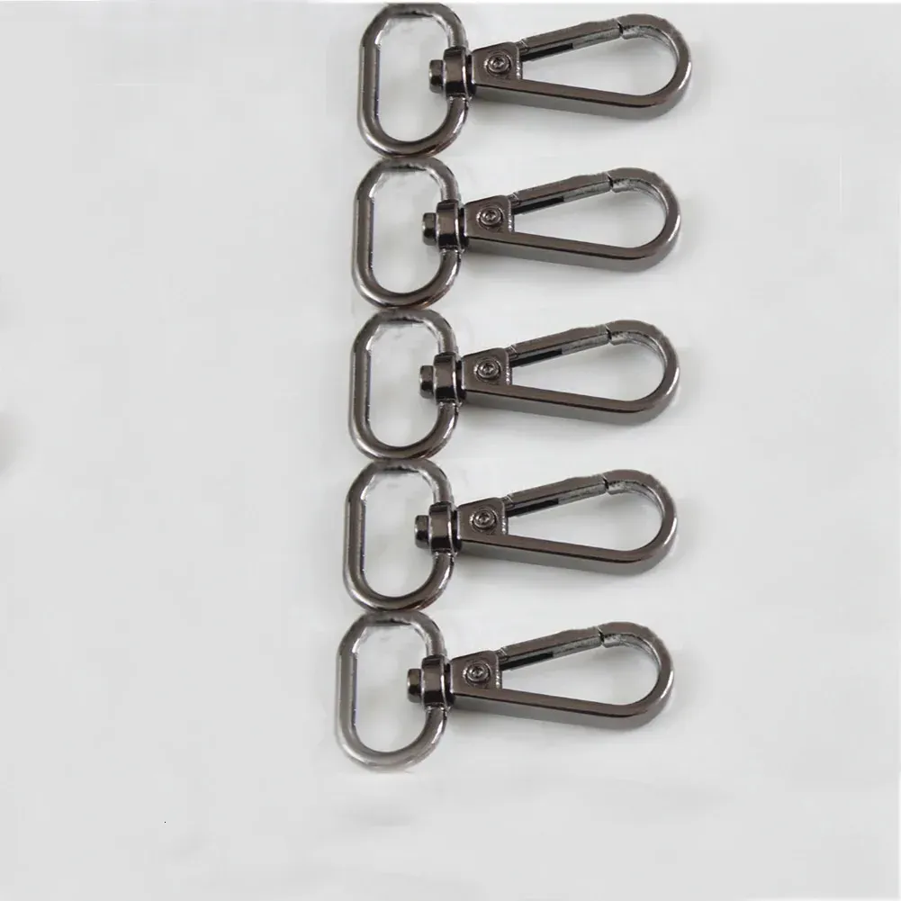 5pcs 4 Sizes Metal Swivel Trigger Lobster Clasp Snap Hook Key Chain Ring Paracord Lanyard DIY Craft Outdoor Backpack Bag_voghion.com