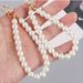 Cute Pearl Keychain For Women Girls Shiny Pearl Bead Shell Phone Bag Backpack Charm Accessory Car Key Key Chain Pendant_voghion.com